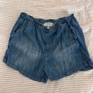 Cloth & Stone Denim Blue Women's Shorts